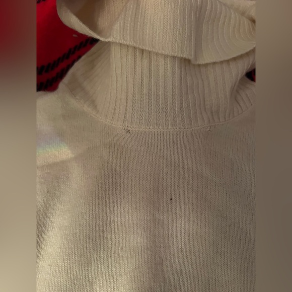 Aqua Cream Turtleneck Sweater - Picture 5 of 6